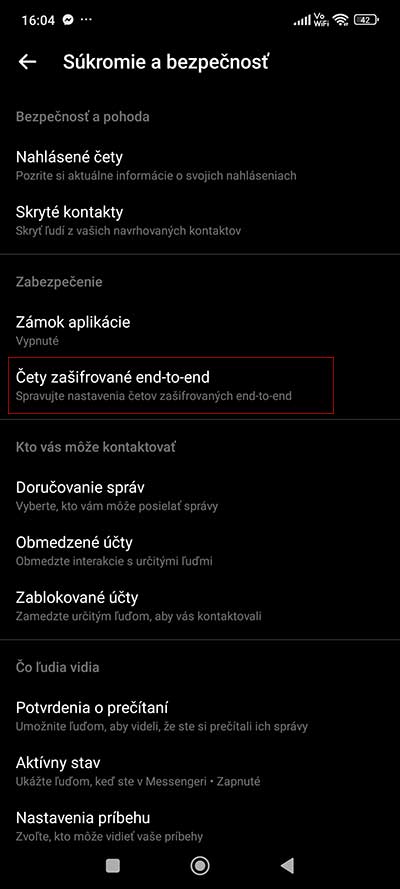 Ako vieš v Messengeri vypnúť odomykanie histórie četov PIN kódom?