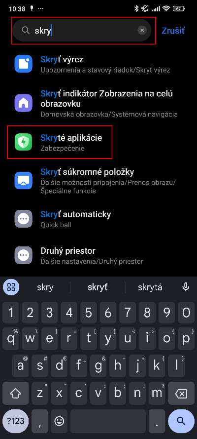 skryte aplikacie Xiaomi