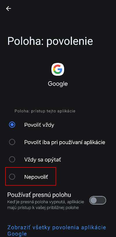 sledovanie polohy aplikacie android navod_5
