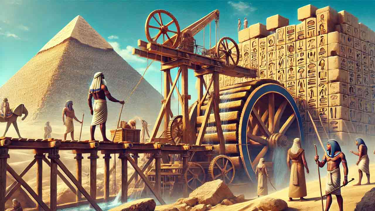 Vedeli starovekí Egypťania používať hydraulické zariadenia?