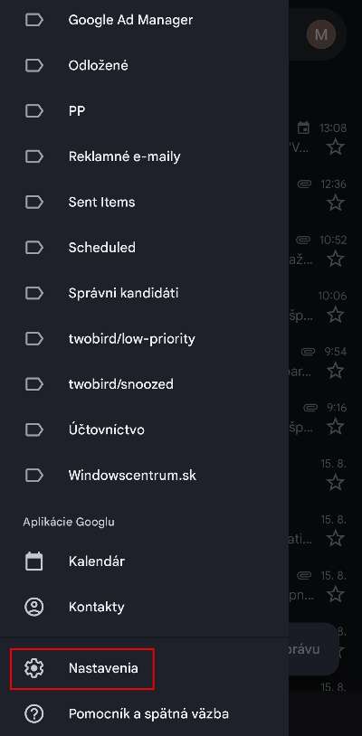 vypnutie stahovania obrazkov Gmail Android_1