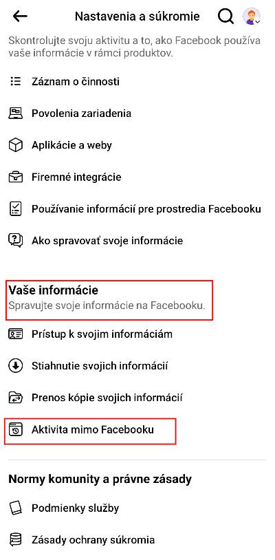 Facebook zbieranie aktivity na cudzich strankach_2