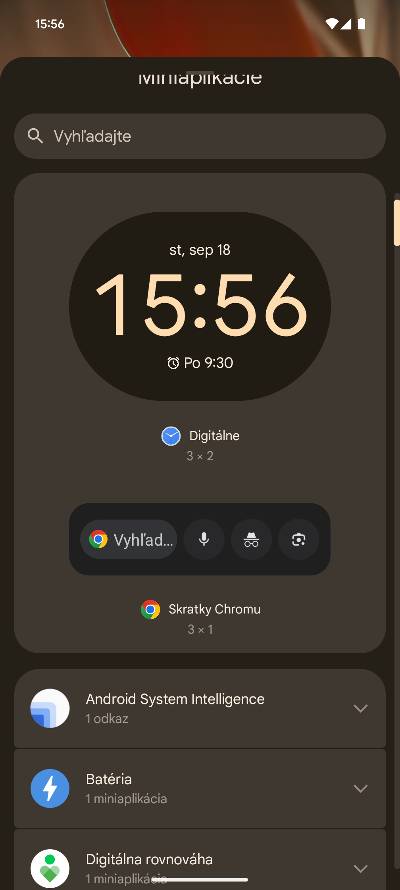 Google Pixel 9 Pro XL_ponuka Widgetov Android_1
