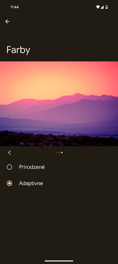 Google Pixel 9 Pro uprava farebnosti