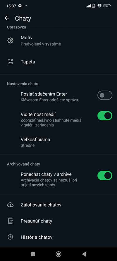 Najdôležitejšie nastavenia vo WhatsApp