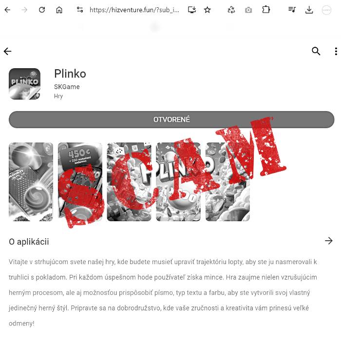 Facebook podvod reklama falosna aplikacia podvod_2