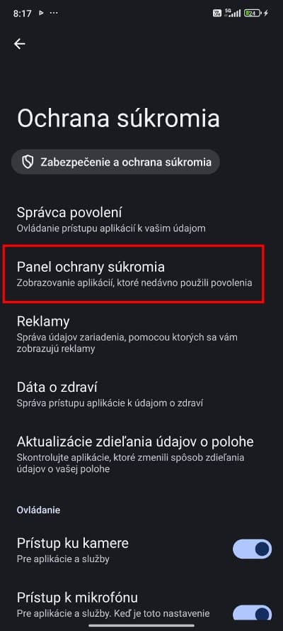 Ktore aplikacie pristupuju k citlivym povoleniam_navod_3