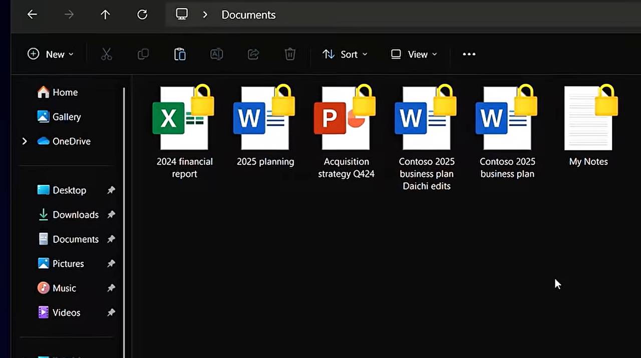 Windows 11 24H2 sifrovanie suborov v znamych priecinkoch