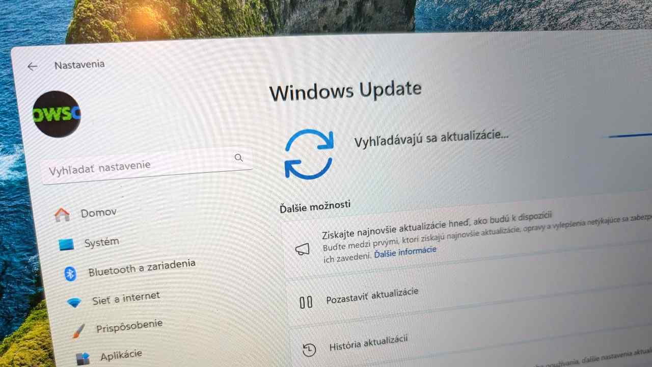 Windows aktualizacia