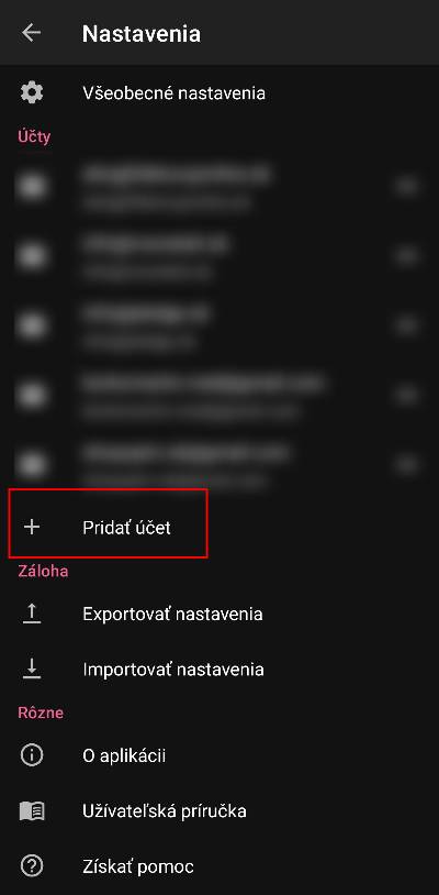 ako zmenit frekvenciu synchronizacie Gmail uctu navod_K 9 e-mailovy klient_2