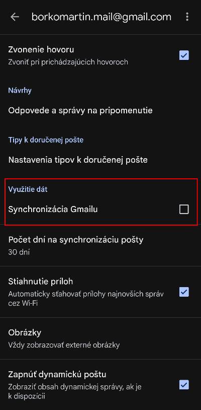 ako zmenit frekvenciu synchronizacie Gmail uctu_4