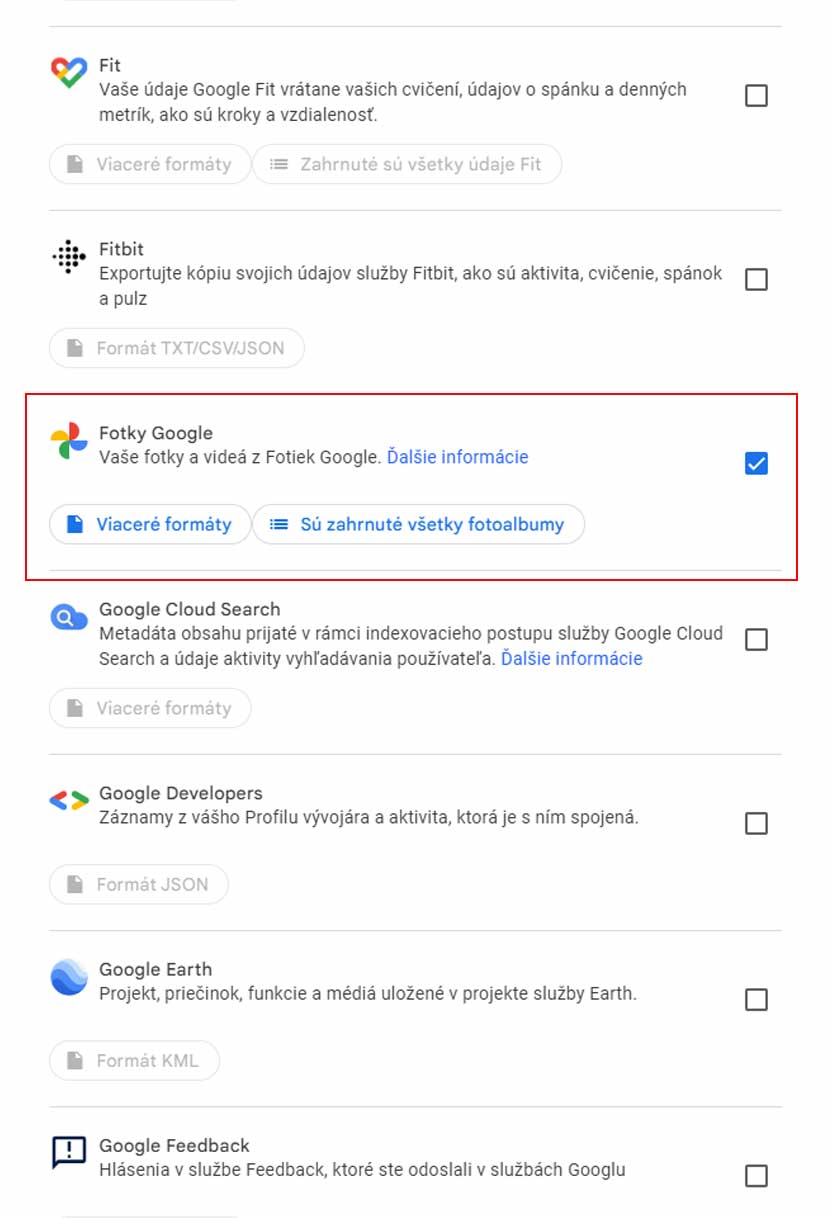 Ako rýchlo stiahnuť všetky fotky a videá z Google fotiek?