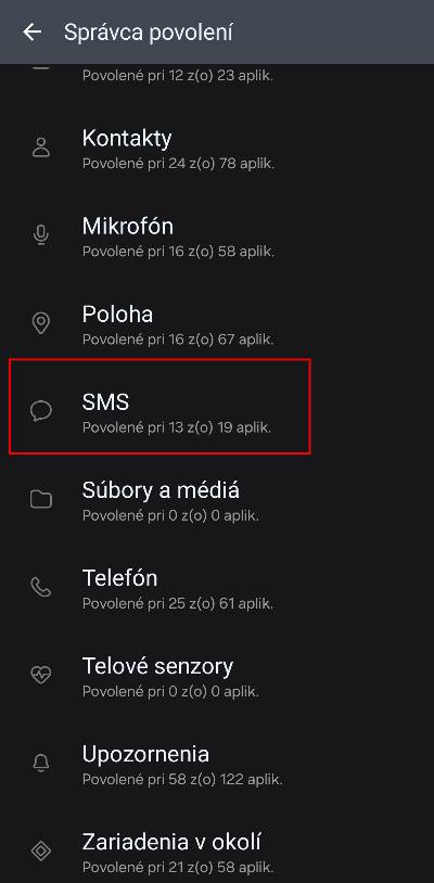 tieto aplikacie pristupuju k SMS spravam_povolenie pristup k SMS_3