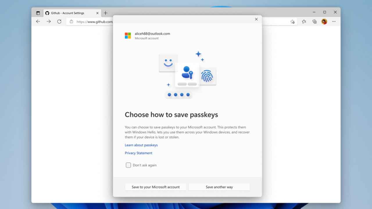 Microsoft uľahčuje prácu s prístupovými kľúčmi