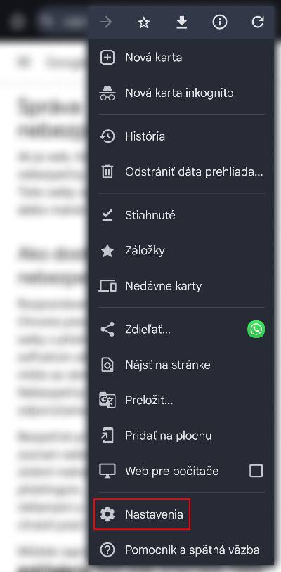 Chrome ako zapnut zlepsenu ochranu prehliadania webu navod_1