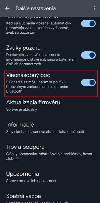 Google Pixel Buds Pro 2 nastavenie aplikacie 2
