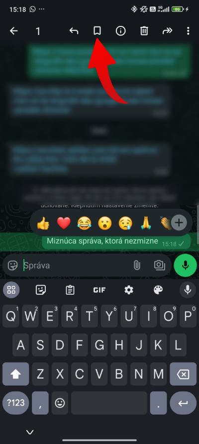ako ulozit miznucu spravu vo whatsapp_1