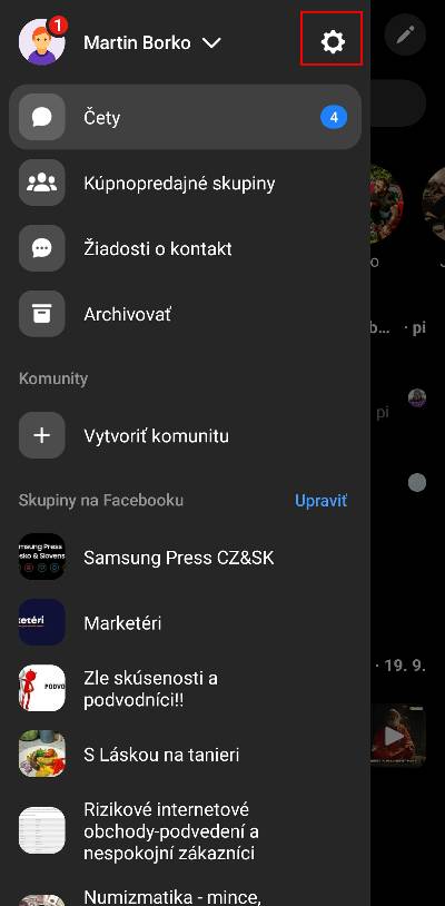 kto je prihlaseny k Messenger uctu_1