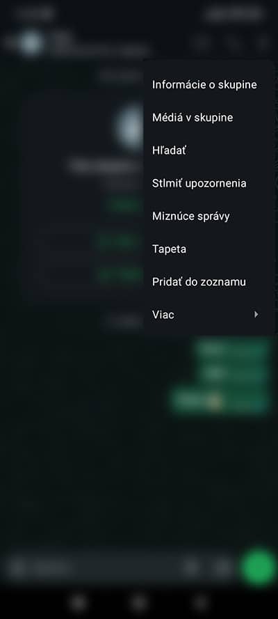 Ako zapnúť miznúce správy vo WhatsAppe