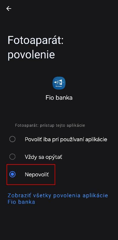 odoboratie povolenia android