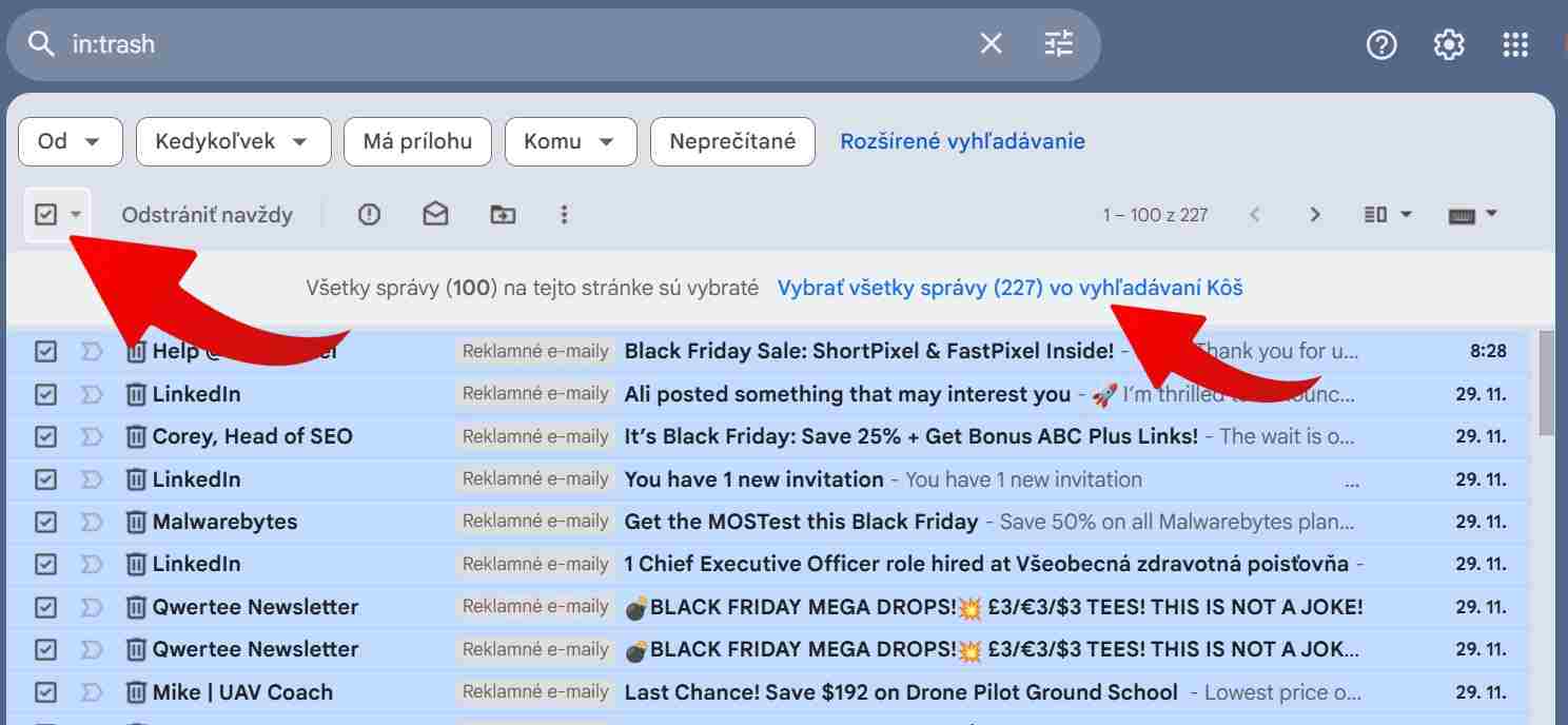 vysypanie kosa v gmaili