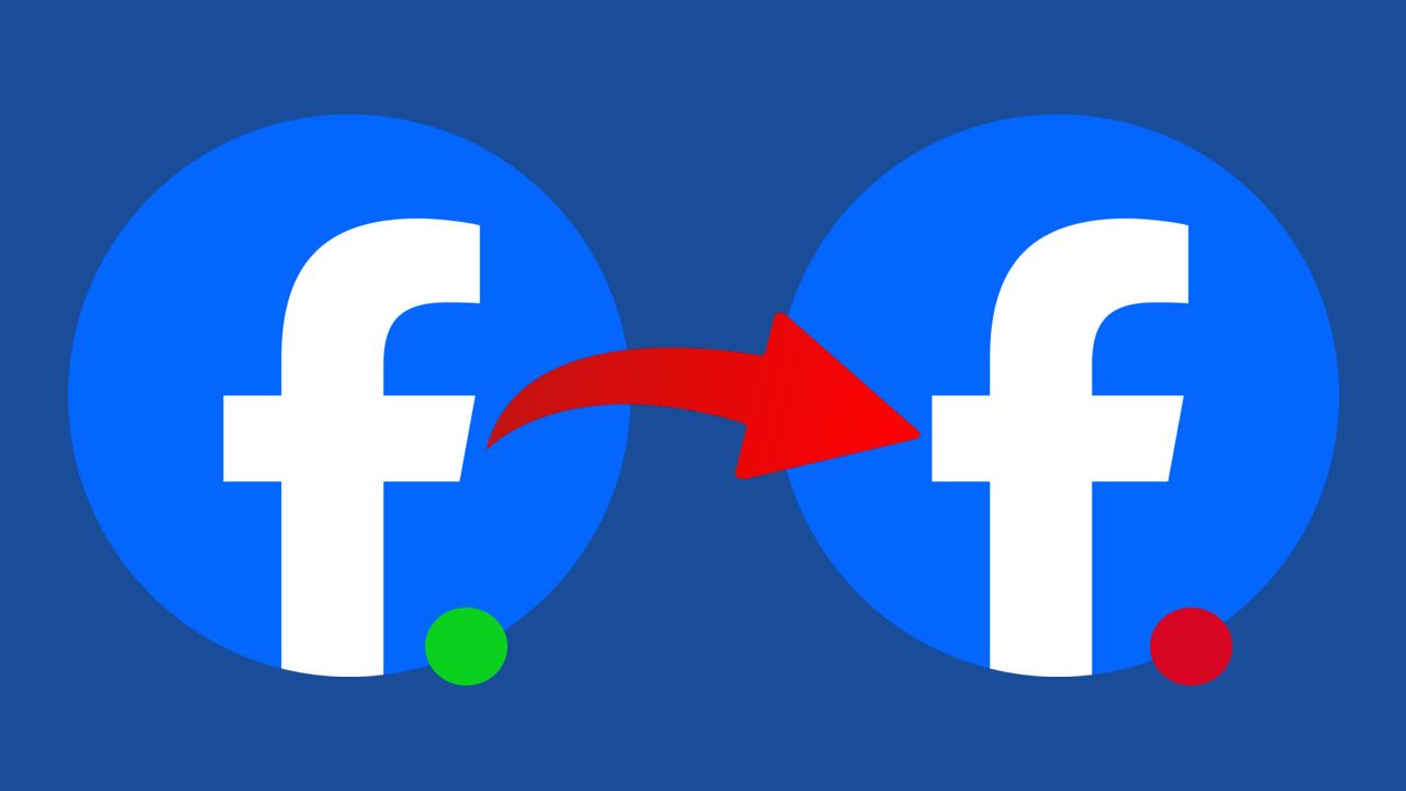 Facebook online a offline stav