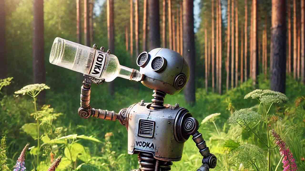 Výskumníci predstavili robota, ktorý beží na vodku