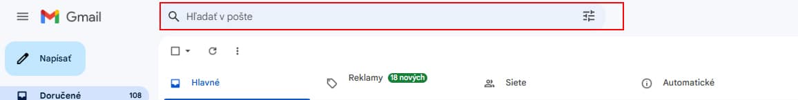 Toto sú príkazy, ktoré uľahčia vyhľadávanie v gmaili.