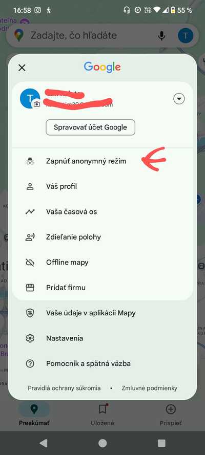 ako zapnúť inkognito režim
