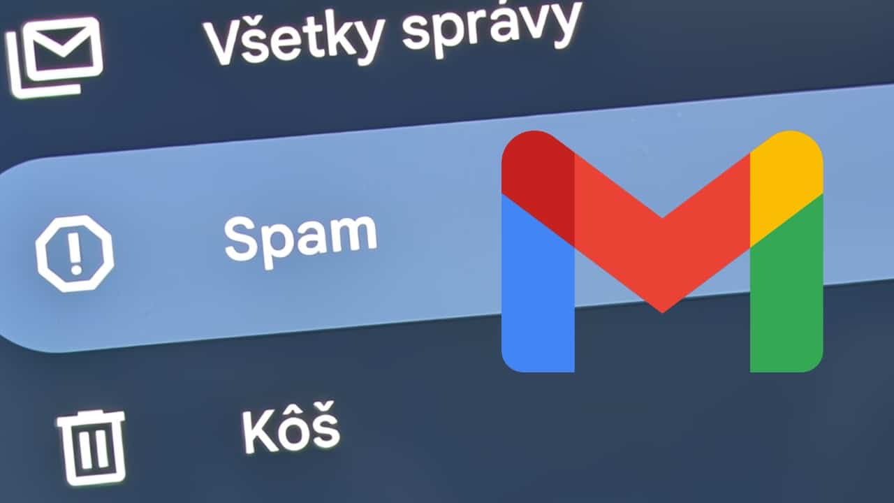 gmail spam spamove emaily nevyzdiana posta