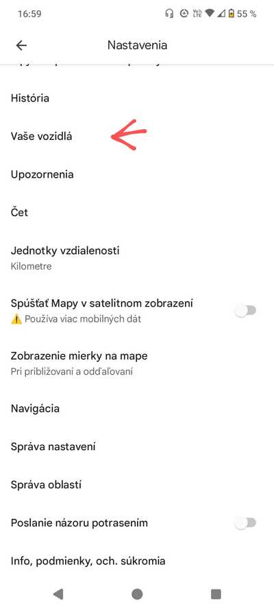 ako nastaviť model vozidla
