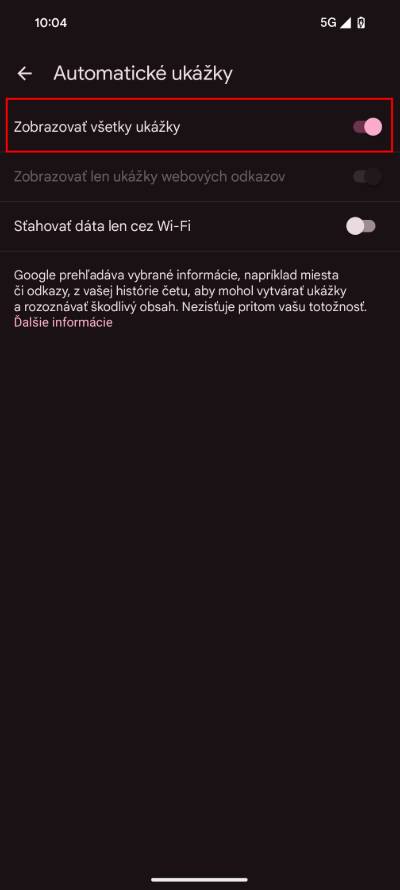 automaticke ukazky v SMS spravach ako zapnut_2