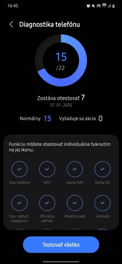 samsung diagnostika treti krok