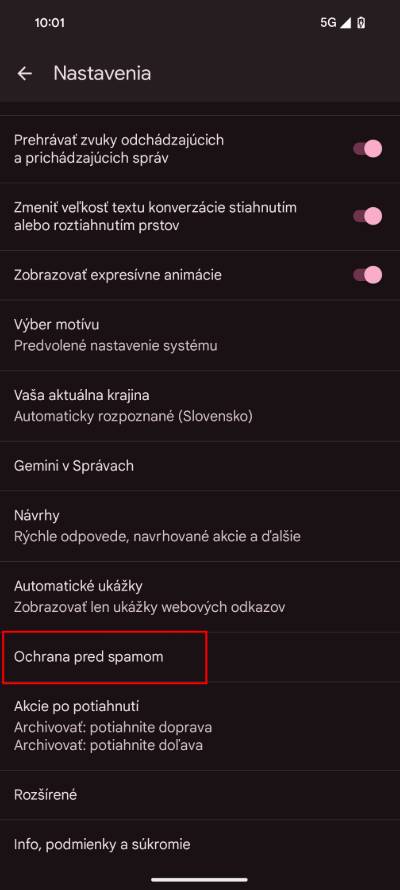 ochrana pred spamom SMS spravy_2