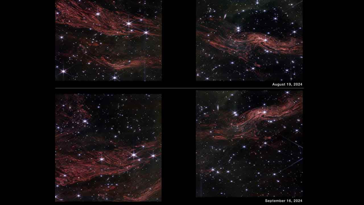 NASA zverejnila zábery svetelnej ozveny, pozri sa na nádherný vesmírny úkaz