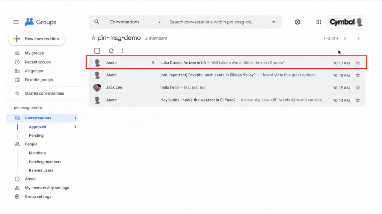 Google Workspace pripinanie