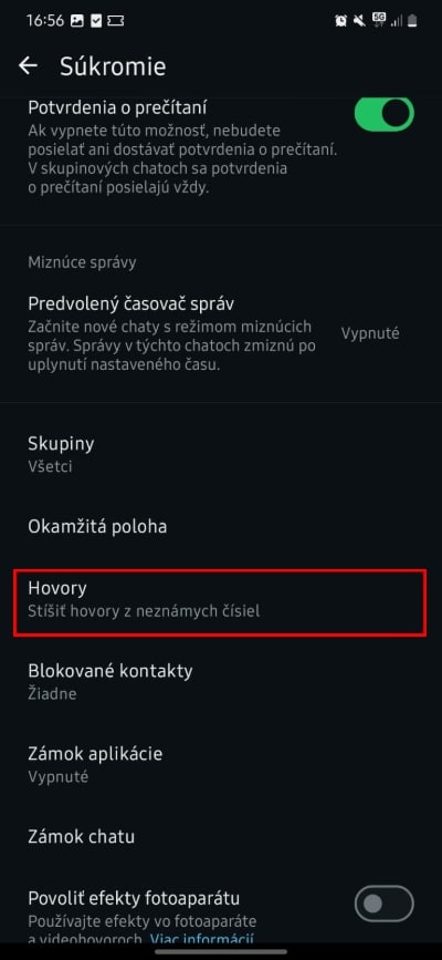 spam hovory