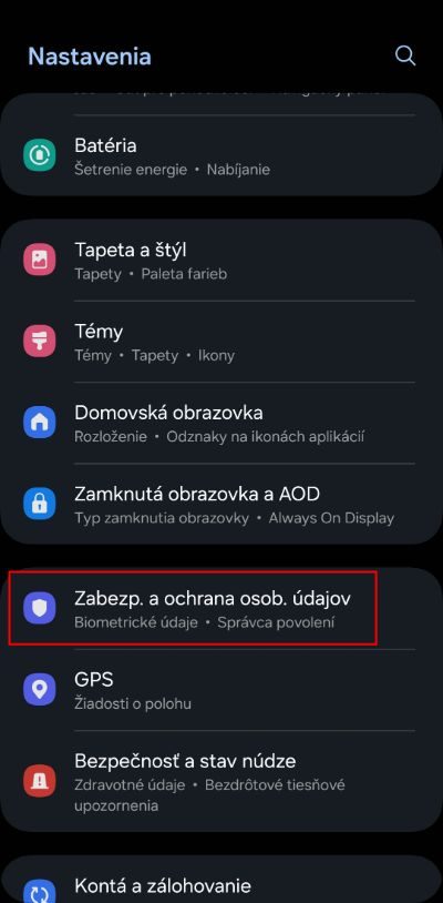 automaticky blokovac Android bezpecnostna funkcia ako zapnut_1