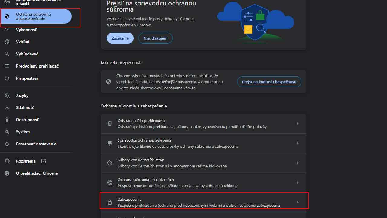 Toto nastavenie v Google Chrome si zapni, ak sa chceš chrániť pred hackermi