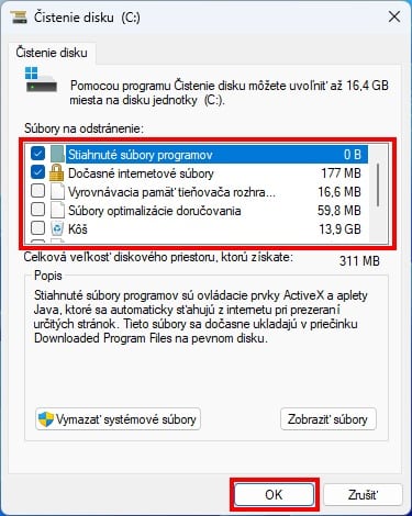 Cistenie disku