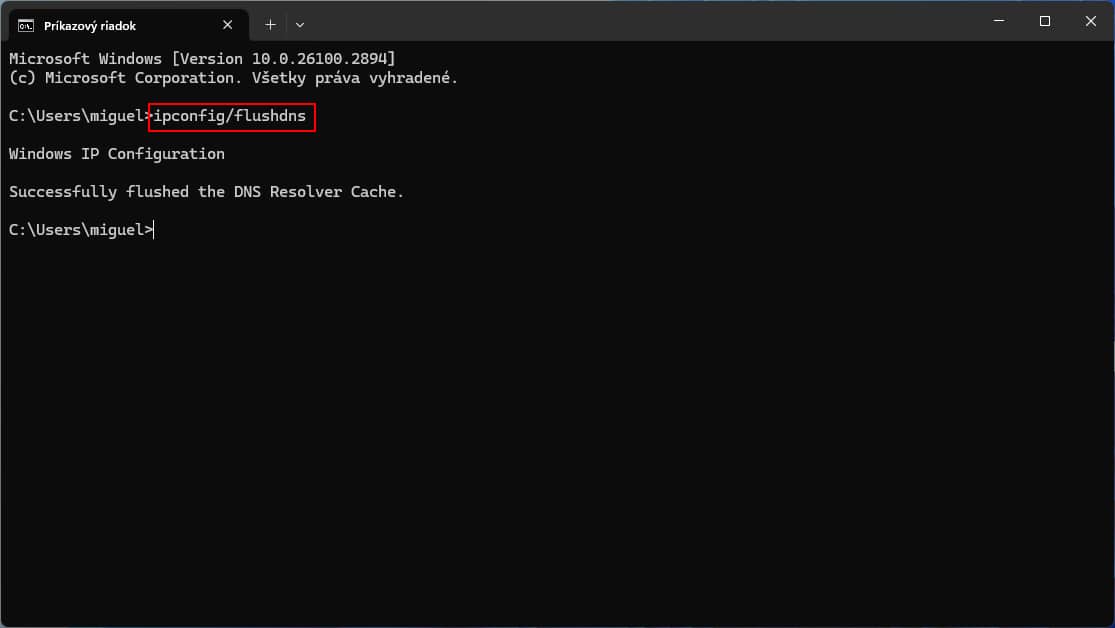 DNS flush