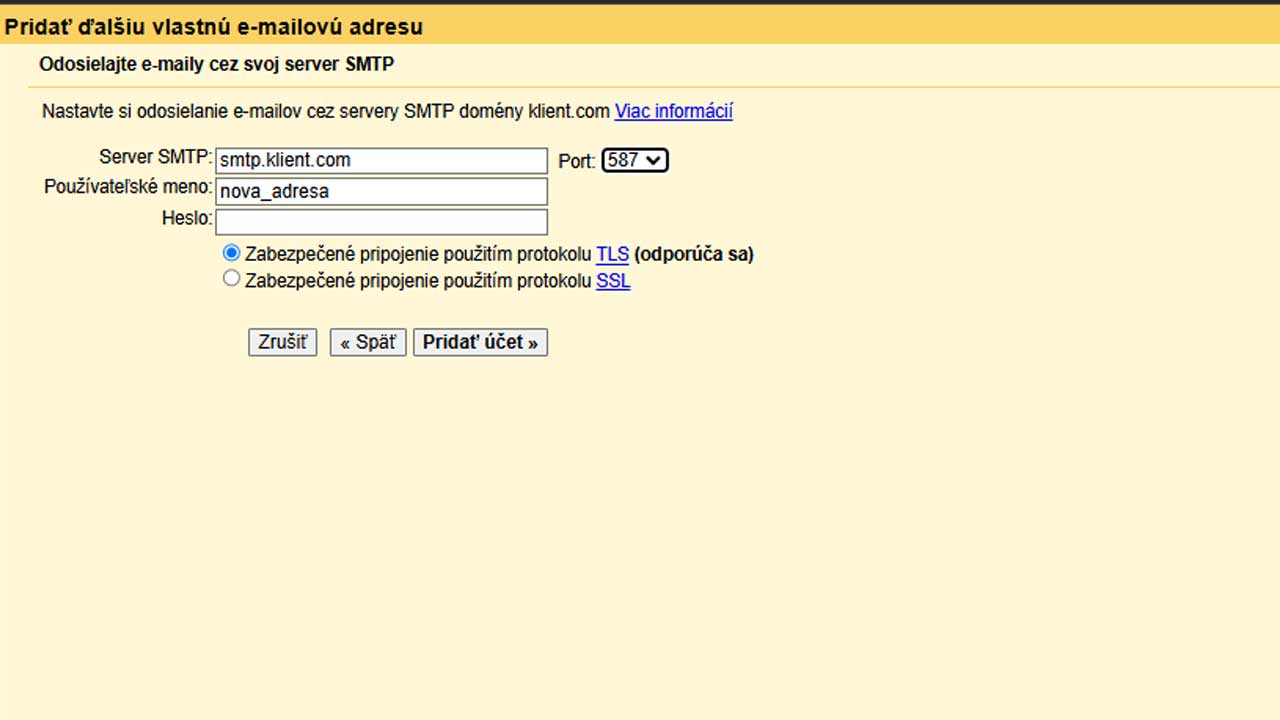 Gmail ponúka možnosť pridania ďalšej e-mailovej adresy