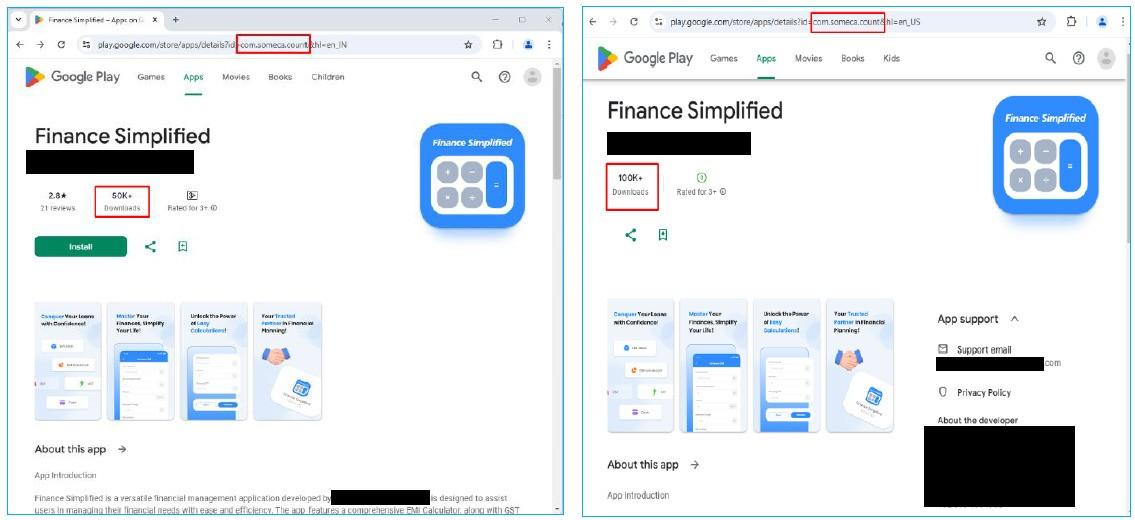skodliva aplikacia na financie google play