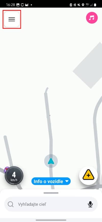 waze nastavenia