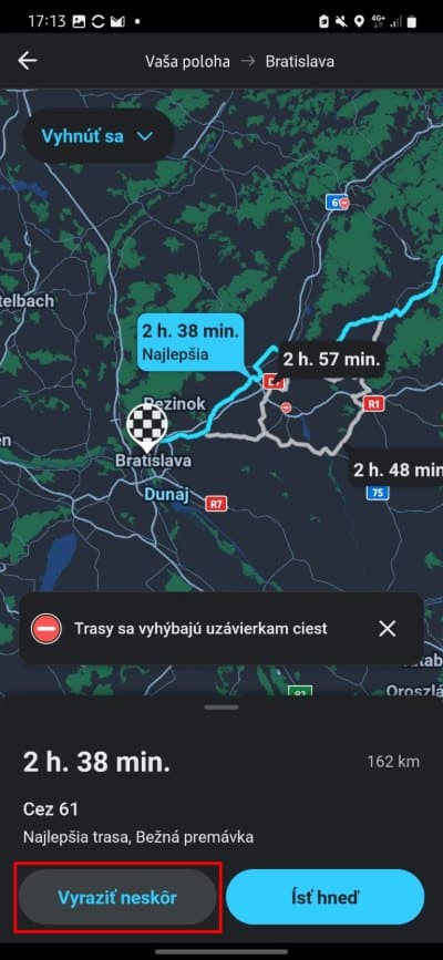 waze trasa