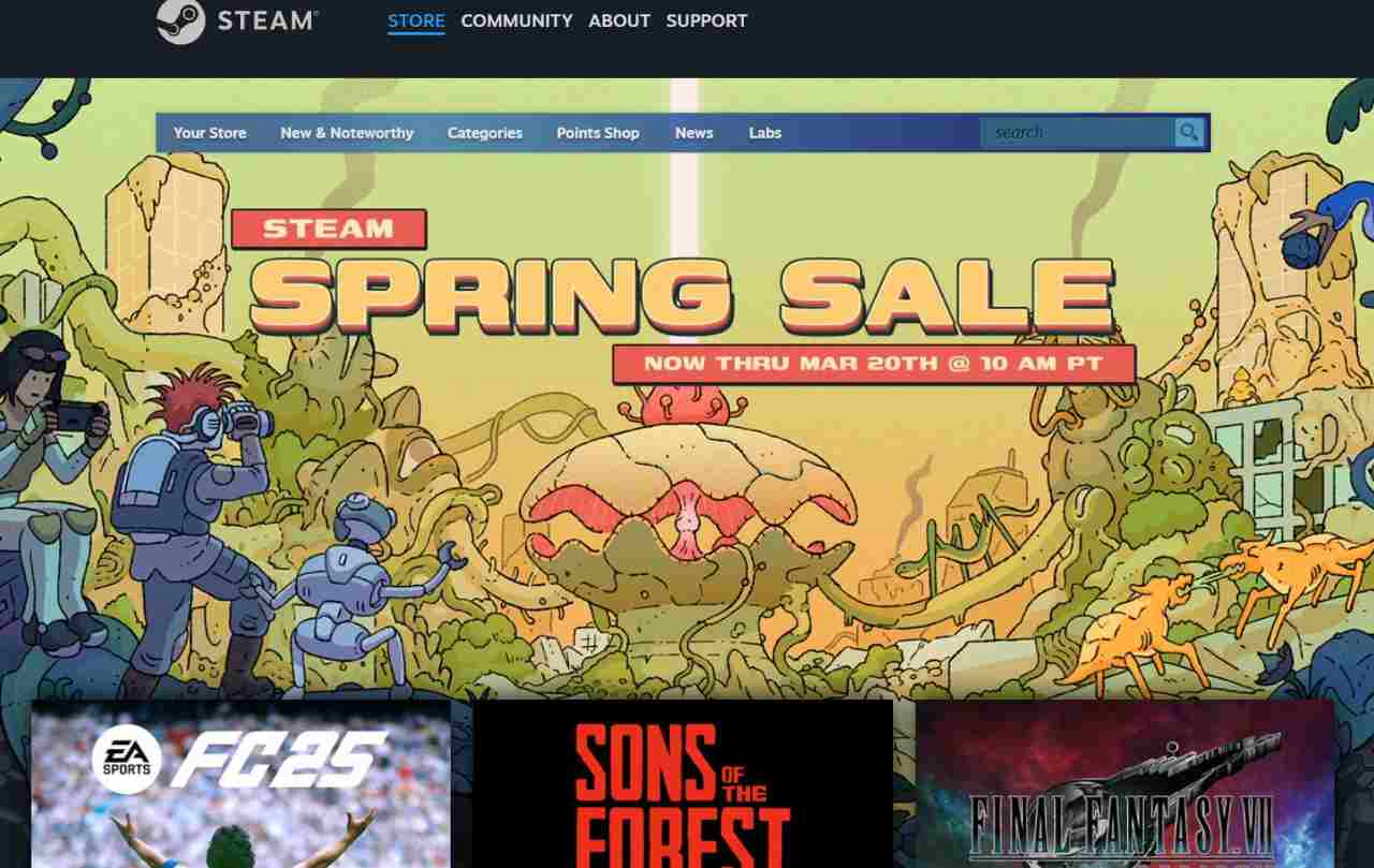 STEAM store výpredaj