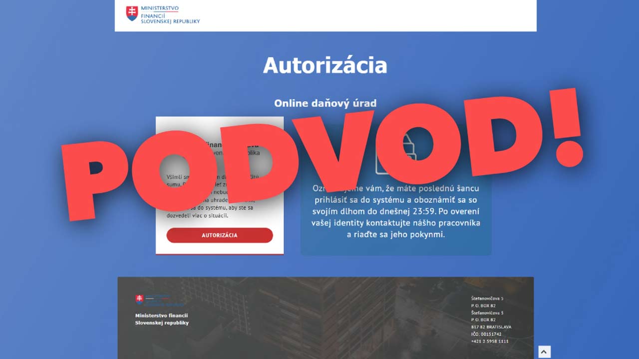 Pozor, ak ti príde táto SMS, nereaguj, ide o podvod