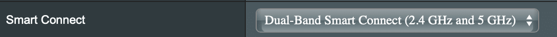 ASUS router dual band