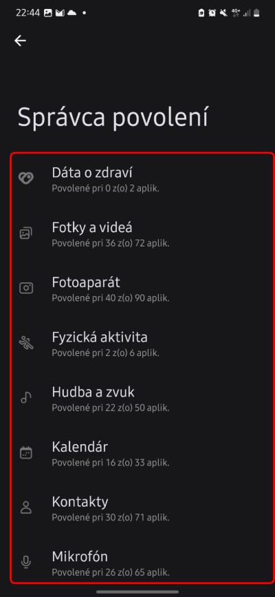 samsung spravca povoleni
