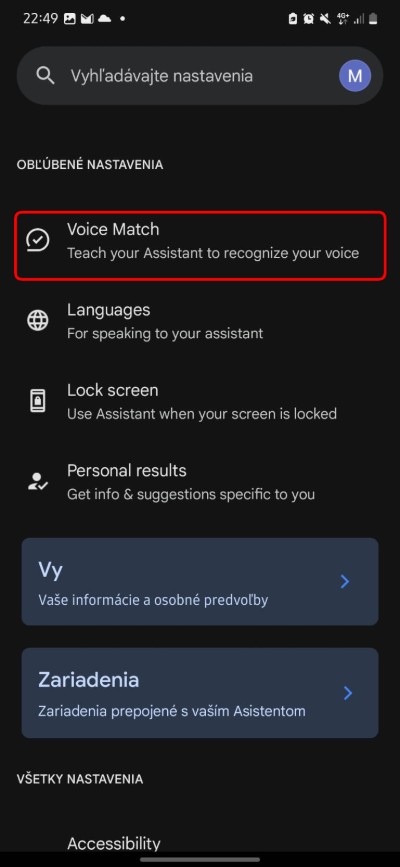 samsung google voicematch